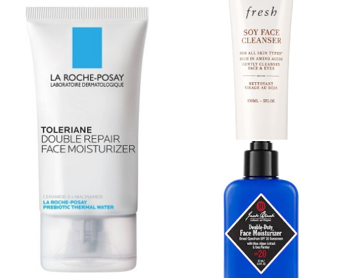 Men's Grooming & Skincare cover photo collage
