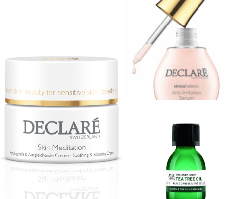 Clean skin cover photo collage