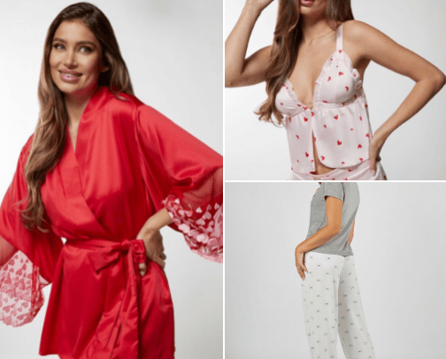 Night wear cover photo collage