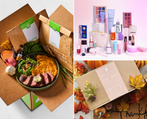Monthly subscriptions cover photo collage