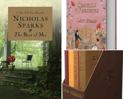 My favorite book recs cover photo collage