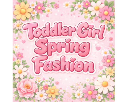 Toddler Girl Spring Fashion cover photo collage