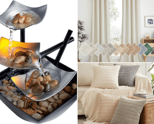 Home decoration cover photo collage