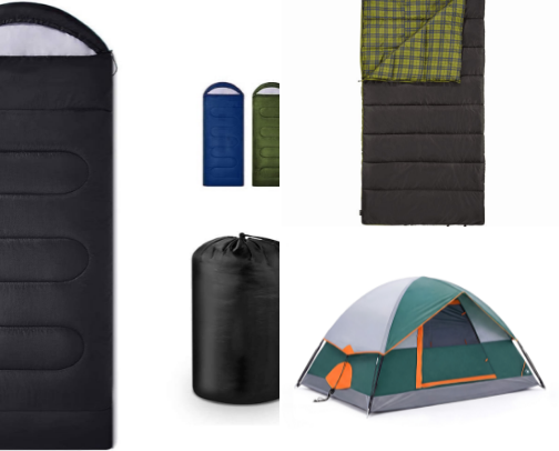 Budget Friendly Camping Gear cover photo collage
