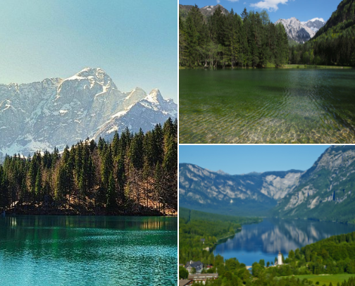 Weekend trips cover photo collage