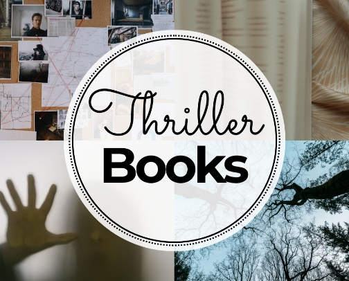 Thrillers That’ll Keep You Up All Night cover photo collage
