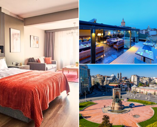 Lovely Places to Stay While Exploring the City in Taksim, Istanbul, Turkey cover photo collage