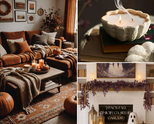 Fall essentials for the coziest home this season! cover photo collage