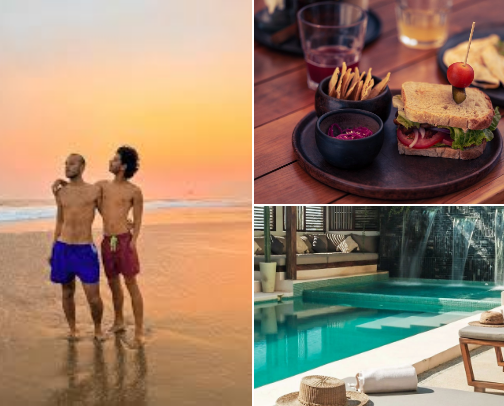 Puerto Escondido Healthy Living 🤍🌱 cover photo collage