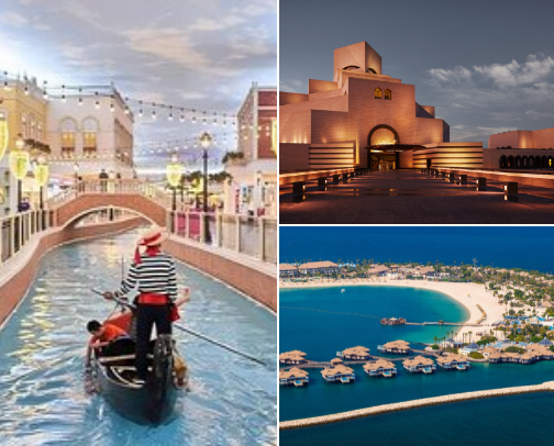 Best places to visit & Must-see attractions in Doha Qatar🇶🇦 cover photo collage