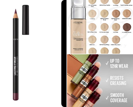 Affordable make up for girls on budget 🎀 cover photo collage