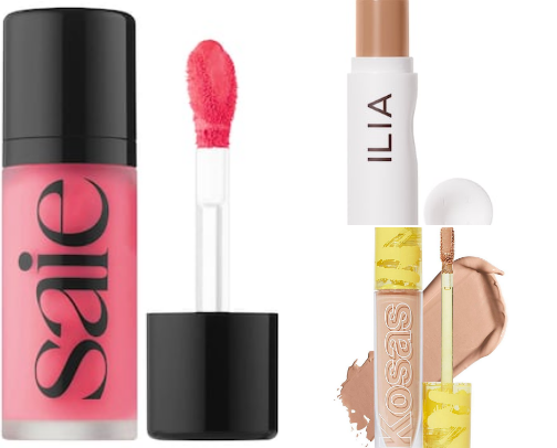 Natural Radiance: Clean Beauty for the 40s , 50's & Beyond cover photo collage