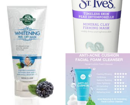 LAZY SKIN ROUTINE (for people who are too tired to do skincare at night) cover photo collage