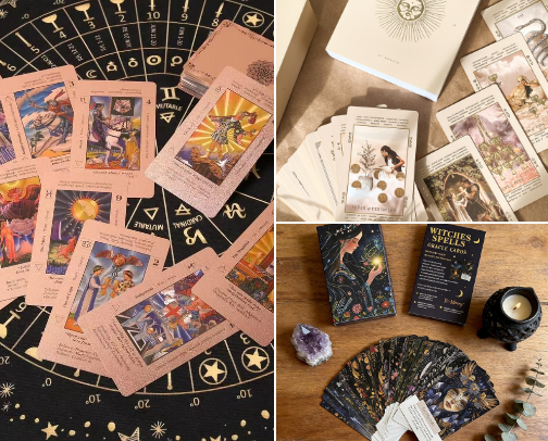 Beautiful and Unique Tarot Cards You Need In Your Collection cover photo collage