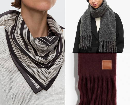 scarves are known for art-level craftsmanship + long-lasting quality cover photo collage