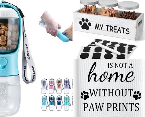 Dog stuff cover photo collage