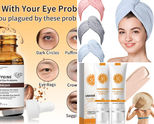 5-Minute Anti-Aging Hacks for Tired Moms cover photo collage