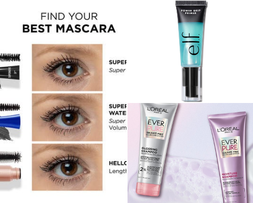 My favorite beauty recs cover photo collage