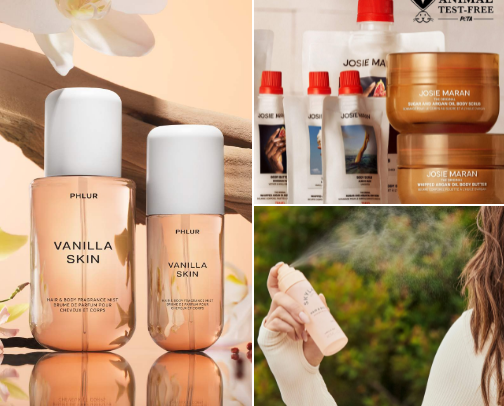 body care routine🥥🩰🍦 cover photo collage
