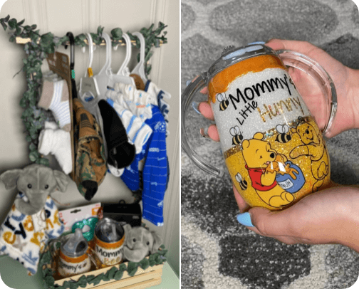 Mini Baby Basket cover photo collage