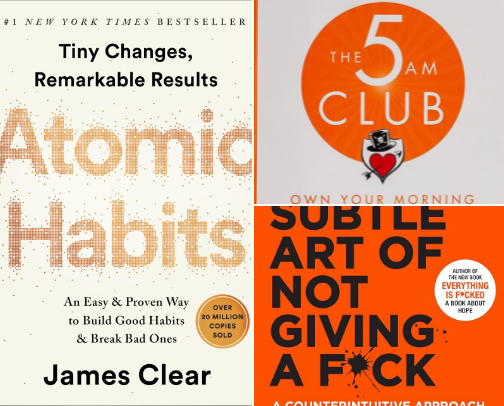 Best Self-Development Books cover photo collage
