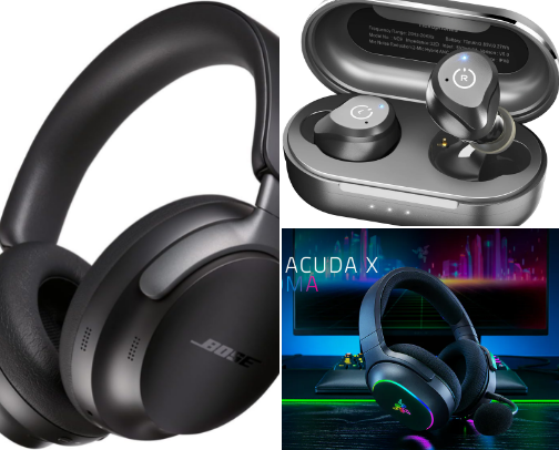 Top Wireless Earbuds & Headphones of 2025 cover photo collage