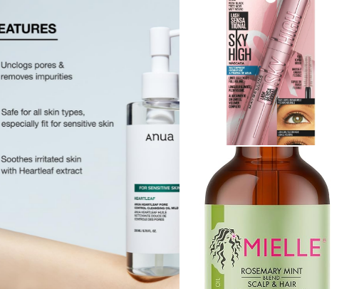 my favourite affordable products cover photo collage
