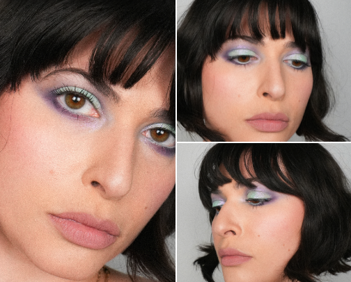 Blue+Purple Eyes cover photo collage