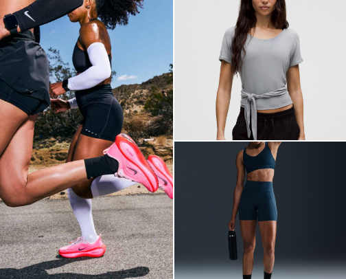 Cute Athletic Outfits for Running & Gym cover photo collage