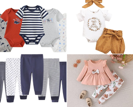 Baby girl trendy outfits 👶🏻🩷🩷 cover photo collage