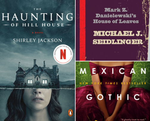 Horror Books I Keep Reading at 2AM When I Can't Sleep cover photo collage