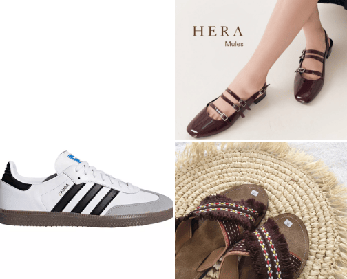 Shoes cover photo collage