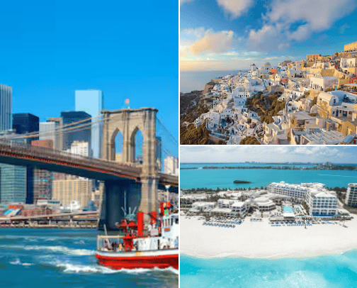 Vacation spots🥰 cover photo collage