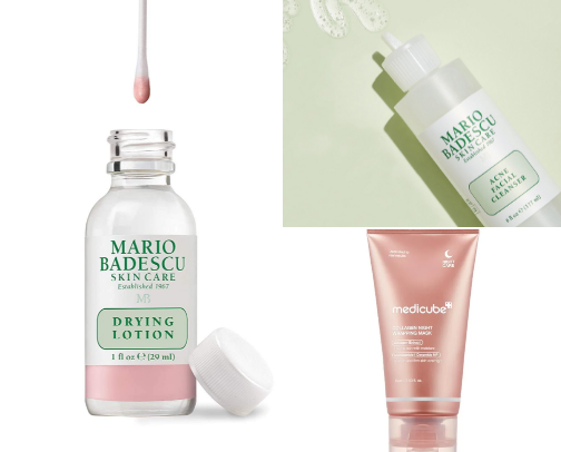 My favorite skincare recs cover photo collage