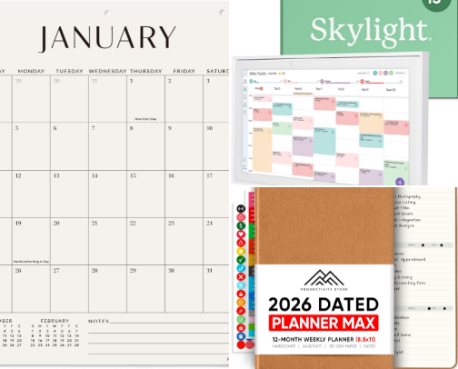Keep your life & home organized in 2026! cover photo collage