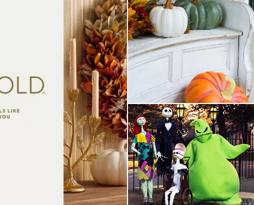 Holiday shopping cover photo collage
