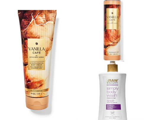 Body Care Favs cover photo collage