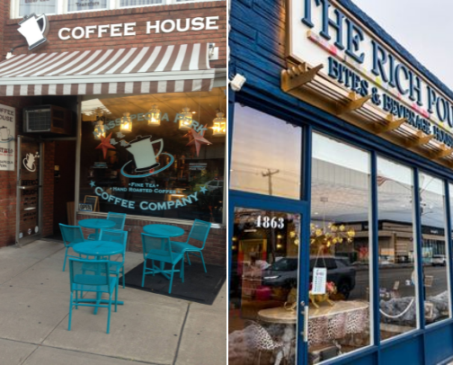 Favorite coffee shops cover photo collage