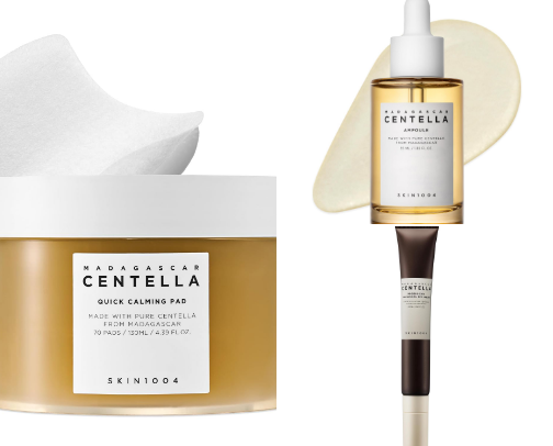 Sensitive skincare routine cover photo collage