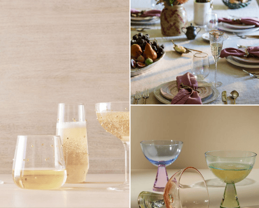 Glassware cover photo collage