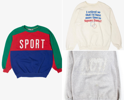 Vintage Sweatshirts for Fall cover photo collage