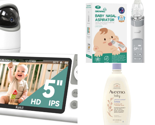 Top baby must haves cover photo collage