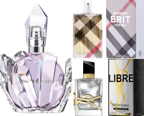 Floral  Perfume cover photo collage