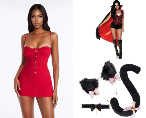 🖤 Hot Halloween Night Out | Sexy + Unique Costume Fits & Accessories cover photo collage