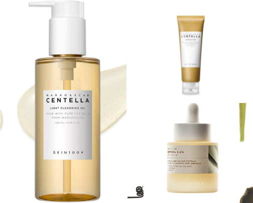 My skincare routine cover photo collage