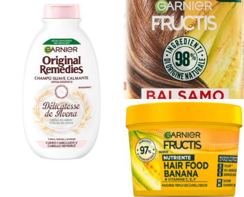 Hair care cover photo collage