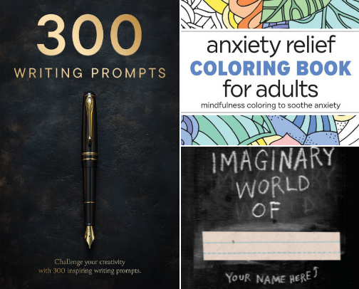 The Best Activity Journals for Kids, Teens & Adults (Screen-Free Fun) cover photo collage