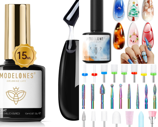 At home nail recs! cover photo collage