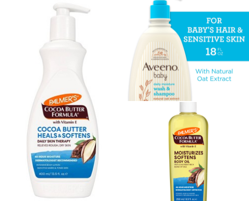 Skin/ body lotion/wash cover photo collage