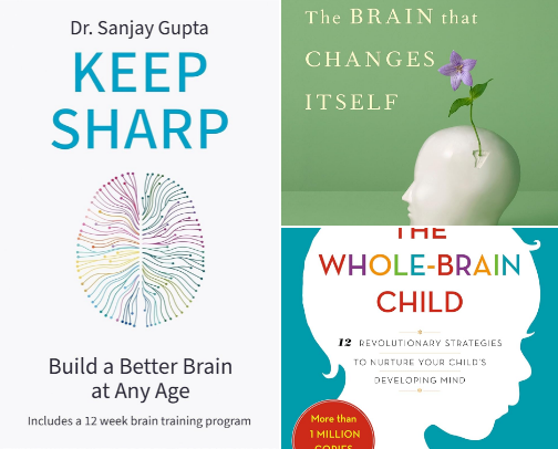 Keep Sharp: Build a Better Brain at Any Age Reading Companions cover photo collage